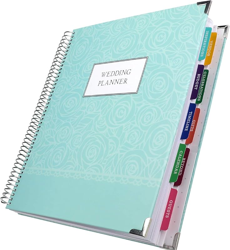 Hardcover Wedding Planner 9×11 with Organizer