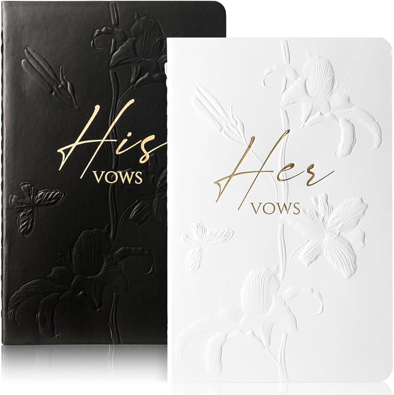 molekaus Vow Books Wedding Gift for Bride and Groom