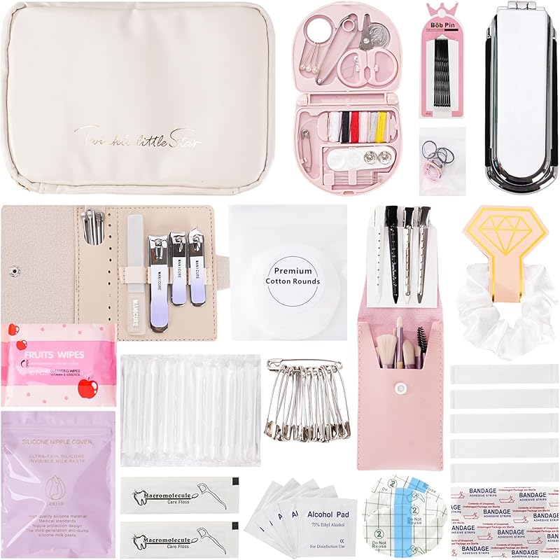 Wedding Day Emergency Kit for Bride, 39 Pc Essential Items